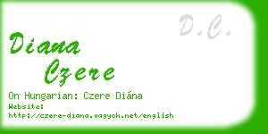 diana czere business card